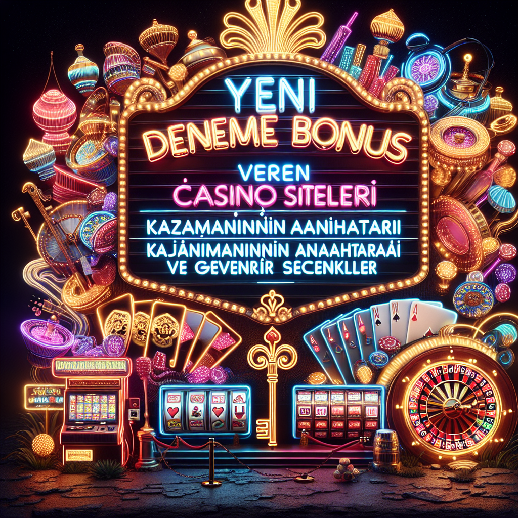 yeni deneme bonusu veren casino siteleri